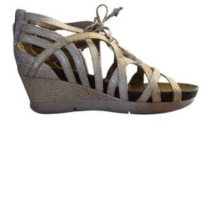 Women's OTBT Leather Wedge Sandals
